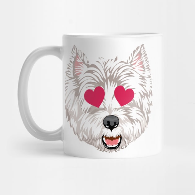 Westie Heart Emoji by MichellePhong